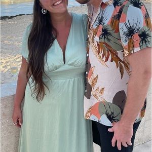 Baltic Born seafoam green bridesmaid dress